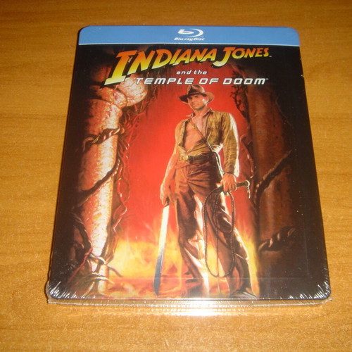 Indiana Jones και ο Ναός του Χαμένου Θησαυρού Blu-Ray steelbook καινούργιο, αγγλική έκδοση