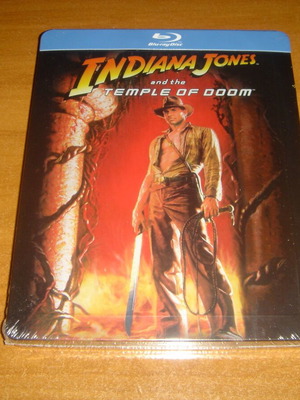 Indiana Jones Και Ο Ναός Του Χαμένου Θησαυρού Blu-Ray Steelbook Καινούργιο Αγγλική Έκδοση