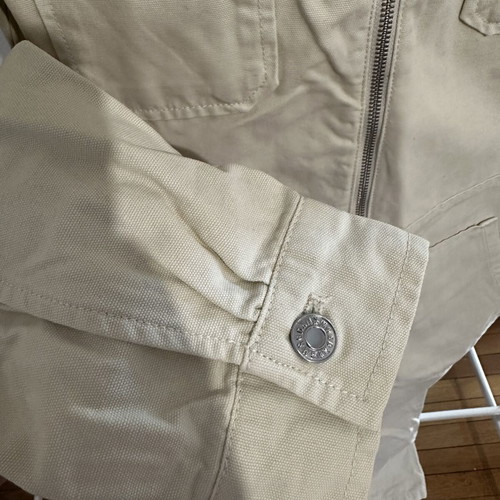 Mango denim jumpsuit like new, size S, white