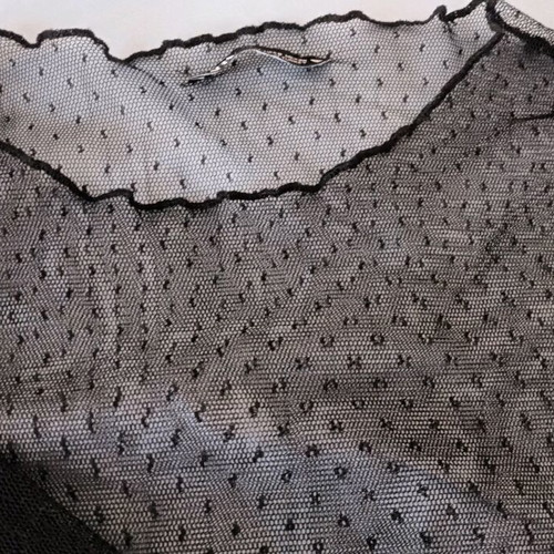 Black sheer top Zara like new, size S