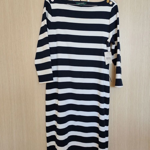 Lauren Ralph Lauren Damiany striped dress new with tags, size M