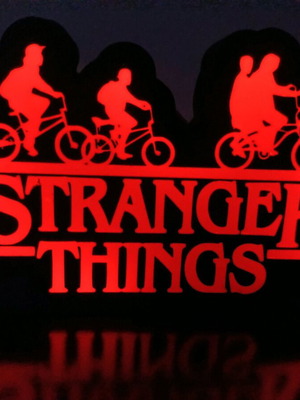 Stranger Things 3D Printed Light new with switch
