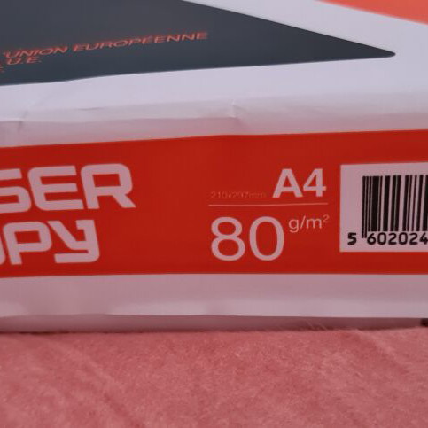 A4 printing paper new, pack of 2 x 500 sheets