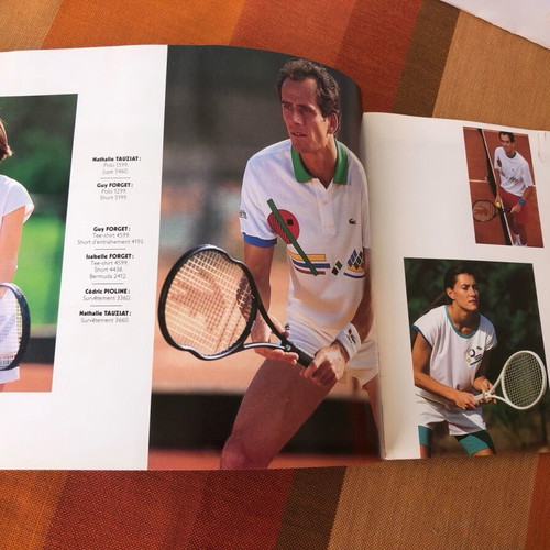 Club Lacoste 1992-93 catalog and membership card new