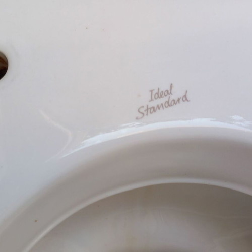 Ideal Standard toilet bowl with cistern used, porcelain, working mechanisms