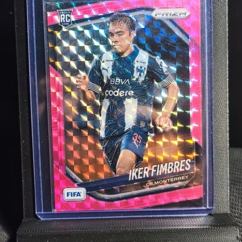 Iker Fimbres RC Rookie Card Panini Prizm FIFA 2024-25 Pink Mosaic