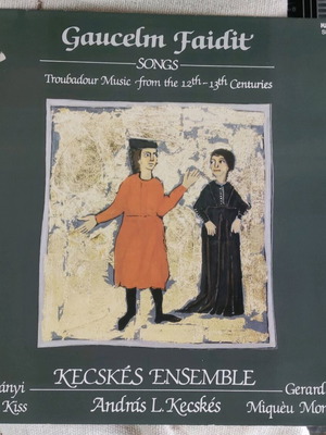 Gaucelm Faidit Songs Vinyl LP like new