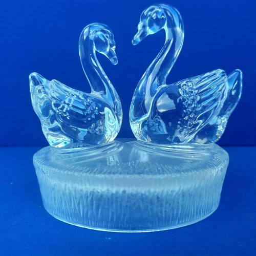 Kosta Boda Giraffe, RCR Cristalleria Italiana Swans and Dolphin Set like new