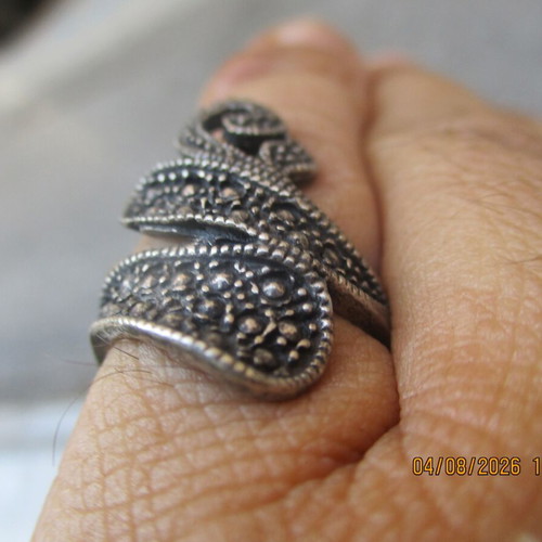 Silver 925 Elegant Women's Ring size 54, like new