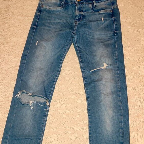Set crop top Taily Wiejl small and jeans 36 slim fit