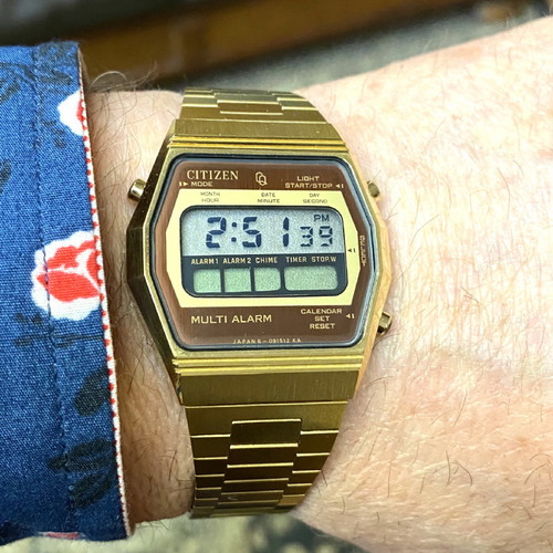 Citizen digital vintage 1980 NOS με βιδωτό οπίσθιο καπάκι καινούργιο