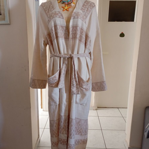 Nidodileda kimono cotton linen, like new, size M/L, beige