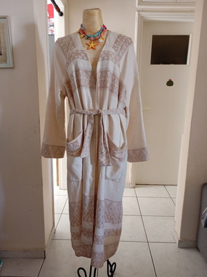 Nidodileda kimono cotton linen, like new, size M/L, beige