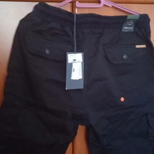 Berto Lucci Navy Cargo Shorts new, size M, blue