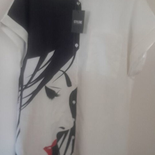 Shirt A-Style long white women's shirt new
