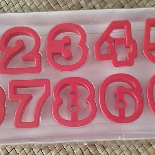 Cookie cutters new, Latin alphabet letters and numbers by Tiger