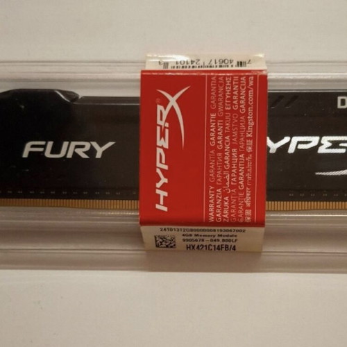 HyperX Fury Kingston 4GB DDR4 RAM 2133MHz like new