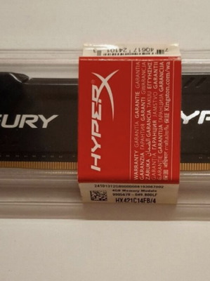 HyperX Fury Kingston 4GB DDR4 RAM 2133MHz like new