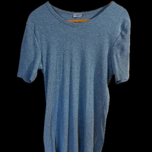 Livergy short sleeve shirt gray size M like new