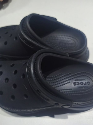 Crocs Classic Platform Clog women's size 36-37 new black