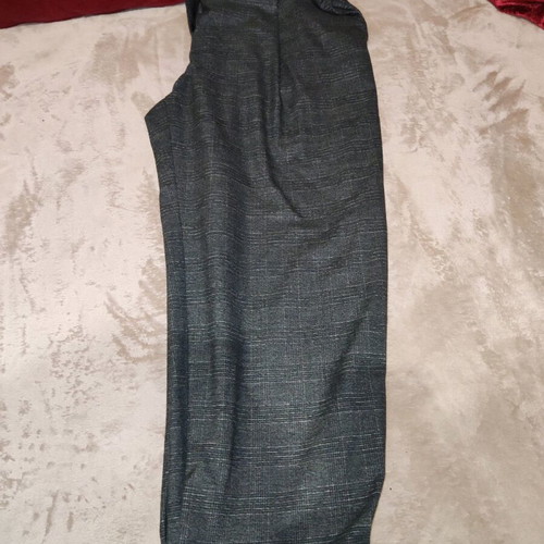 Zara pants L like new, wide fit anthracite gray with pleats