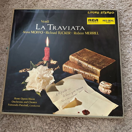 La Traviata vinyl like new, Verdi, Rome Opera House Orchestra
