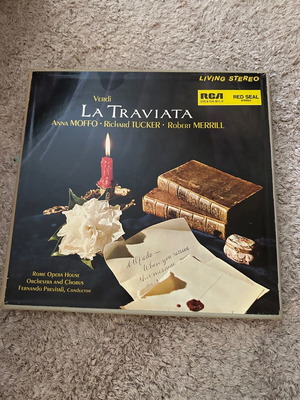 La Traviata vinyl like new, Verdi, Rome Opera House Orchestra