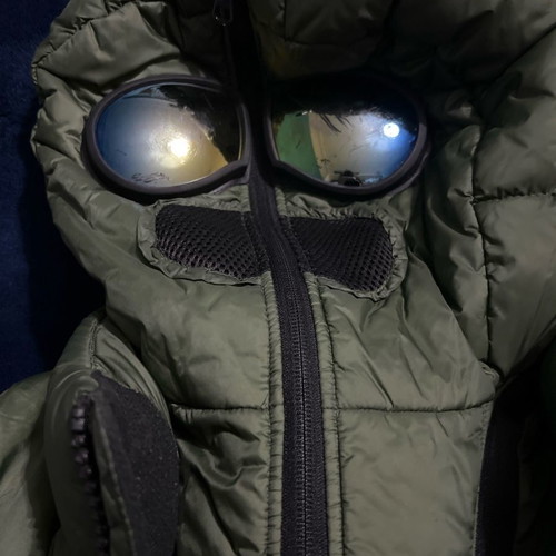 Original Marines kids jacket like new, green, 122 cm