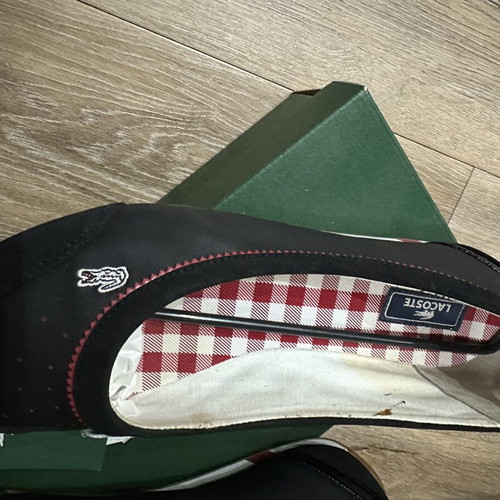 Lacoste ballerina shoes size 38, black