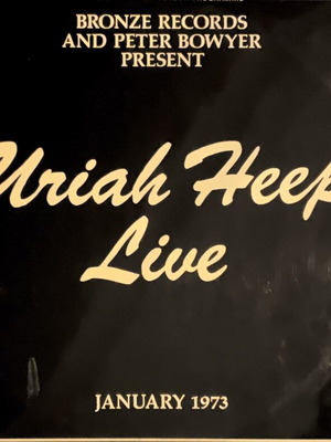 Uriah Heep Live 2 LP ροκ βινύλιο 1973