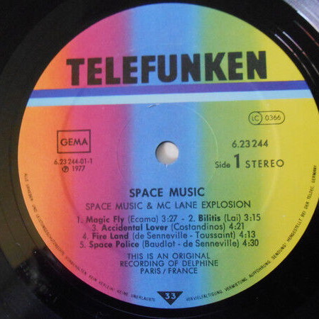 Mc Lane Explosion Space Music record used, electronic genre