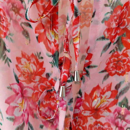 Replay Floral Cami Top L Made in Italy, new, multicolor with lurex