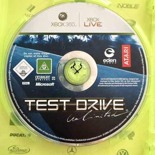 Test Drive Unlimited Xbox 360 game like new