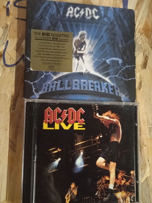 AC/DC Ballbreaker 1995 digipack CD + AC/DC Live 1992 2CD