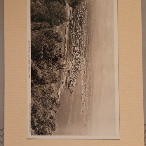 Engraving Chania 1927 from Benaki Museum, like new, paper material