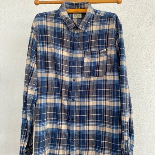 Winter shirt Jack and Jones 100% cotton like new, XL beige and blue