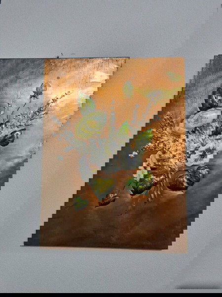 Vintage χαλκογραφία ανάγλυφη 40×30cm