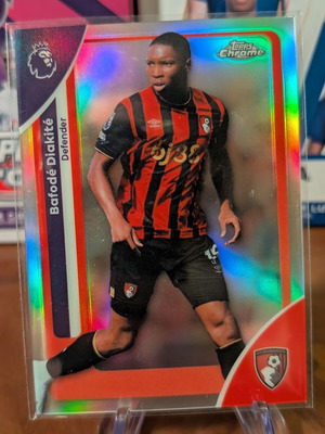 2025-26 Topps Chrome Premier League Bafode Diakite Refractor κάρτα σαν καινούργιο