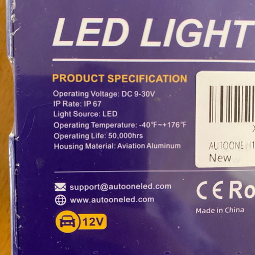 LED car fog lights for Xenon Type H11 new, unused