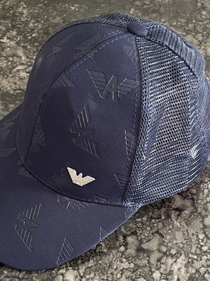 Armani Exchange blue hat, sizes M and L