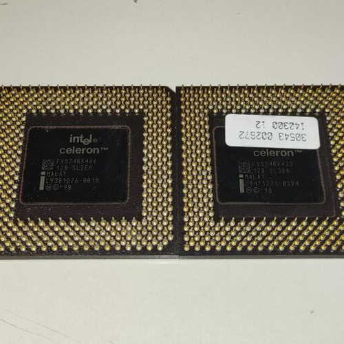 Celeron Mendocino used processors pack of 4 500/466/433/366 MHz
