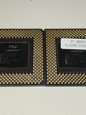 Celeron Mendocino used processors pack of 4 500/466/433/366 MHz
