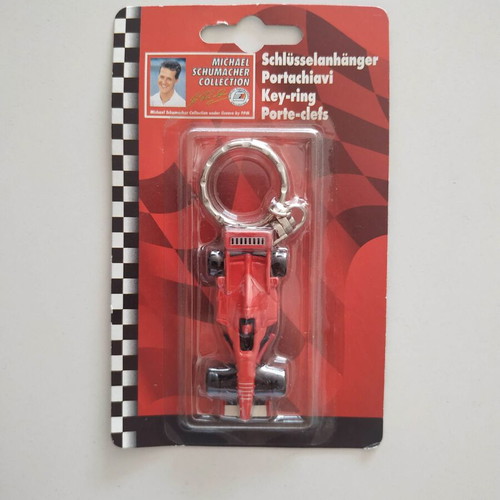 Michael Schumacher keyring new, red Formula 1 car