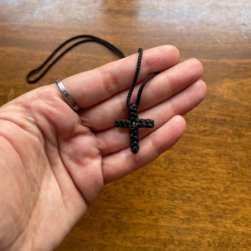 Black cross Mount Athos new