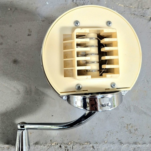 Vintage manual ice crusher used, Space Age design