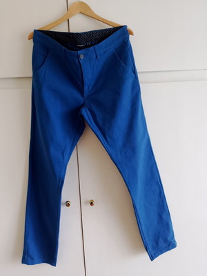 Livergy Pants Pack of 2 Slim Fit & Chino New, Blue