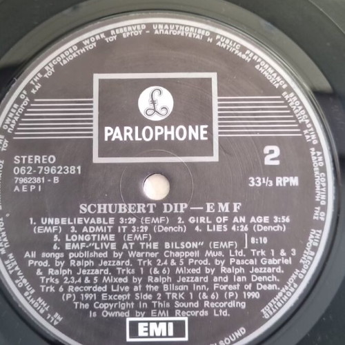 EMF Schubert Dip vinyl used