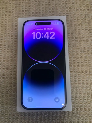 iPhone 14 Pro 128GB σαν καινούργιο, μαύρο, με υγεία μπαταρίας 76%