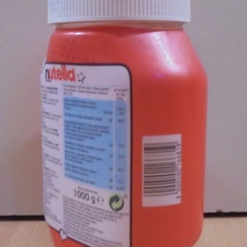 Nutella old collectible glass jar like new