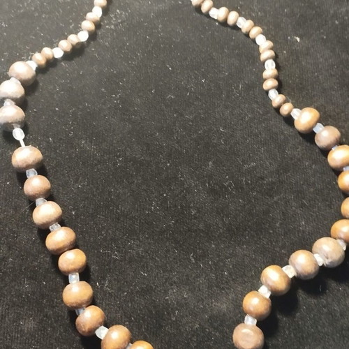 Beige necklace used